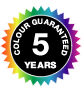 5 year colour guarantee