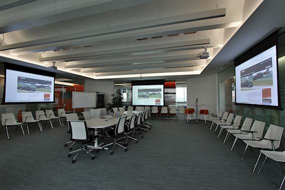 Complex yet simple boardroom AV system