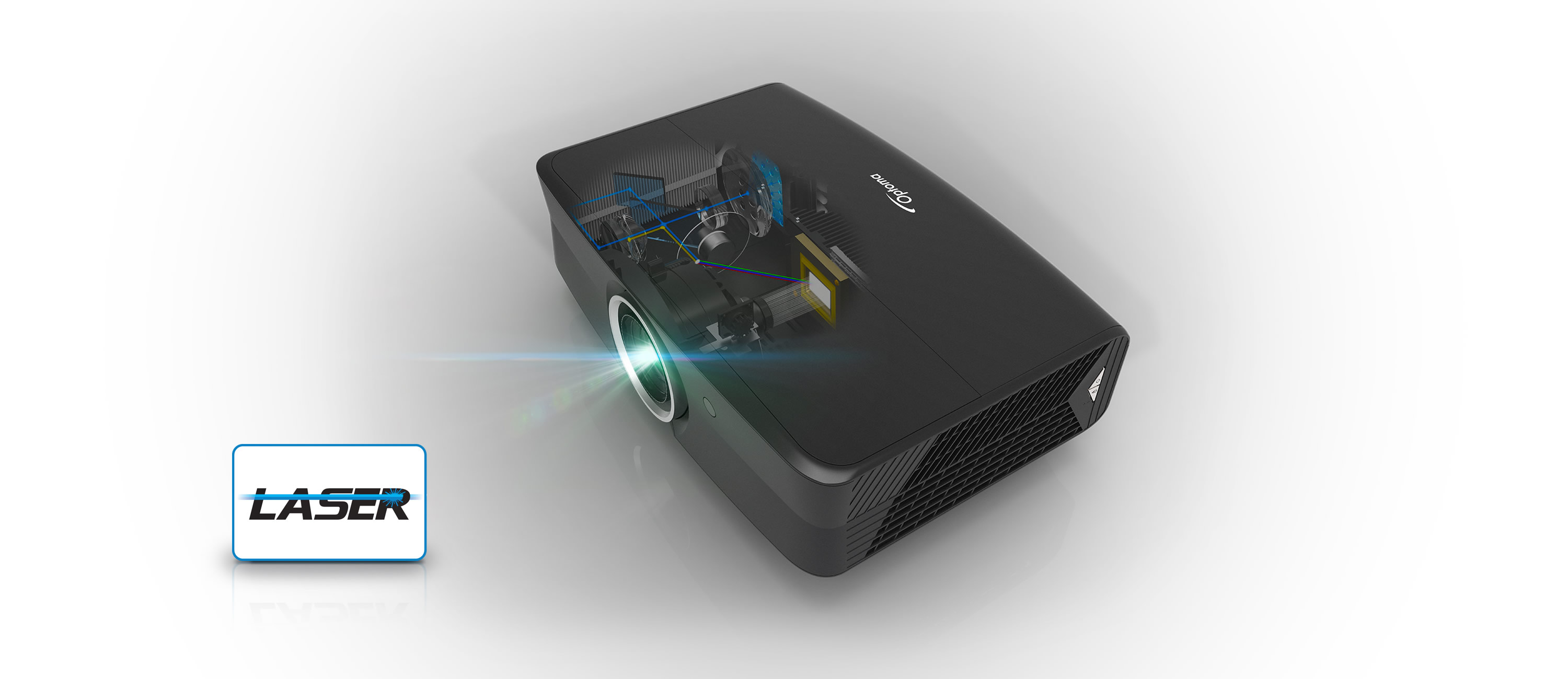 Optoma UHZ65 Laser 4K Ultra HD Projector - 2482