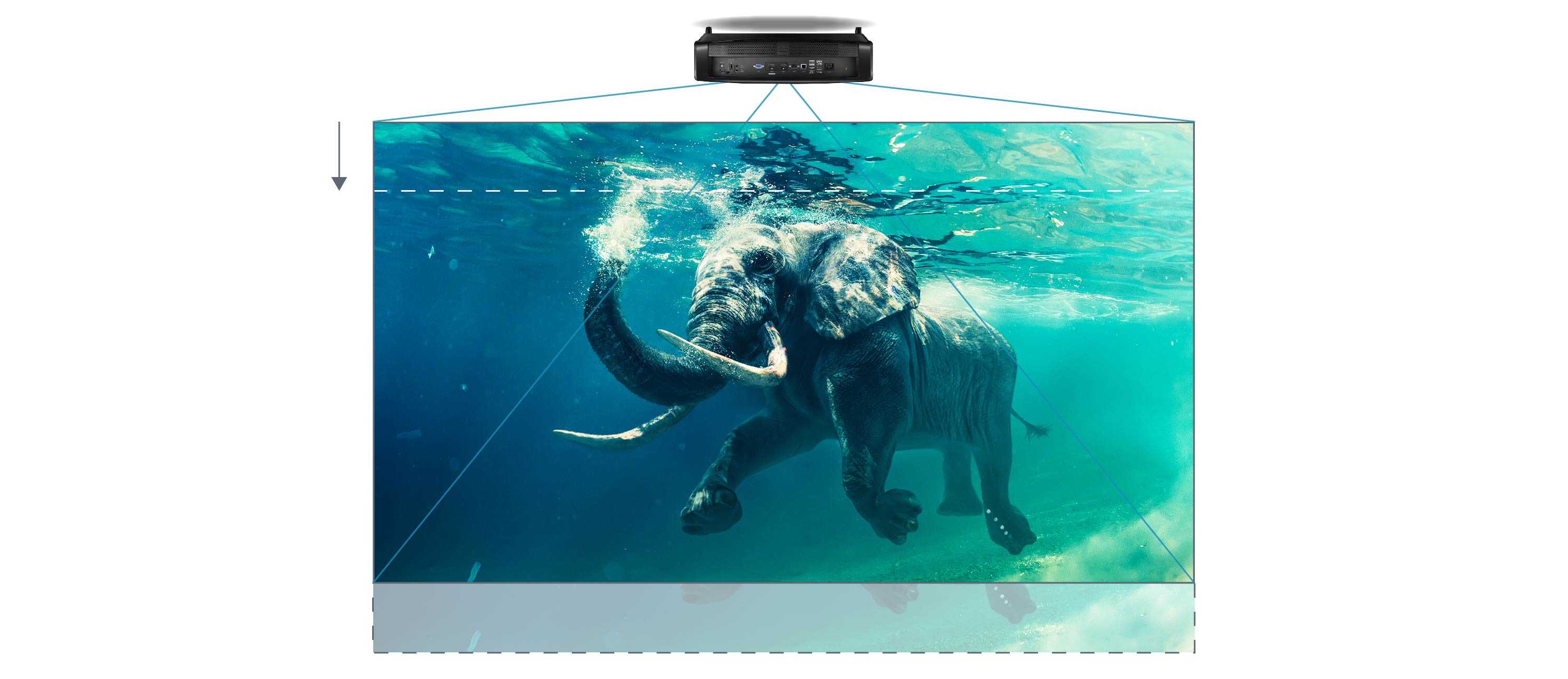 Optoma UHZ65 Laser 4K Ultra HD Projector - 2486