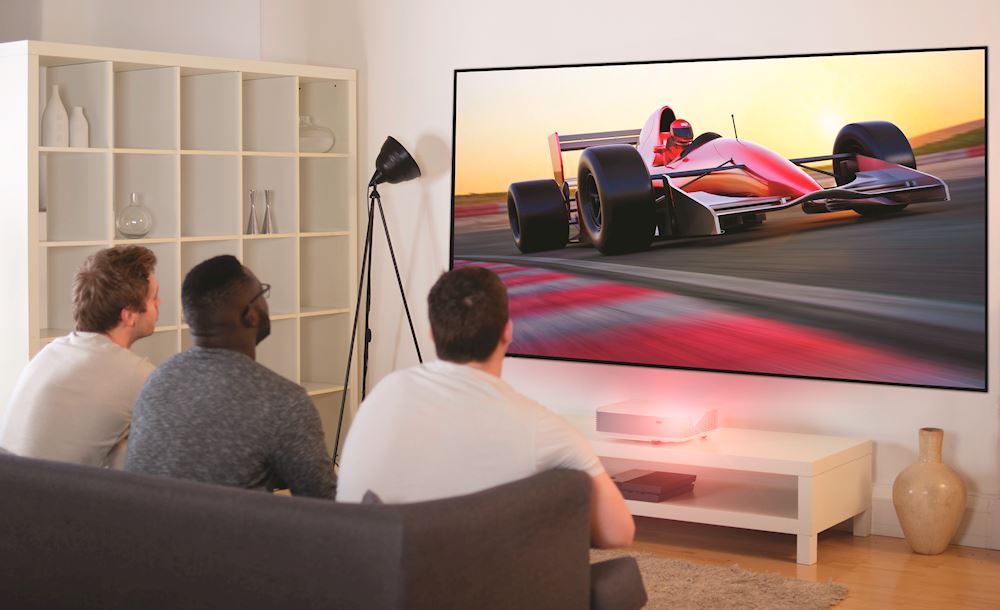 ALR120 120" fixed frame ALR projection screen Optoma UK